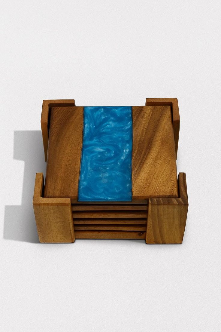 Wooden And Resin Coasters Handcrafted From Premium Wood And Resin - Image 3