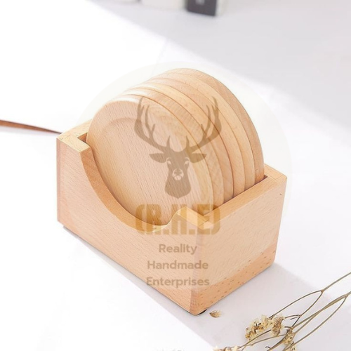 Wooden Serving Coaster Perfect For Both Hot And Cold Beverages