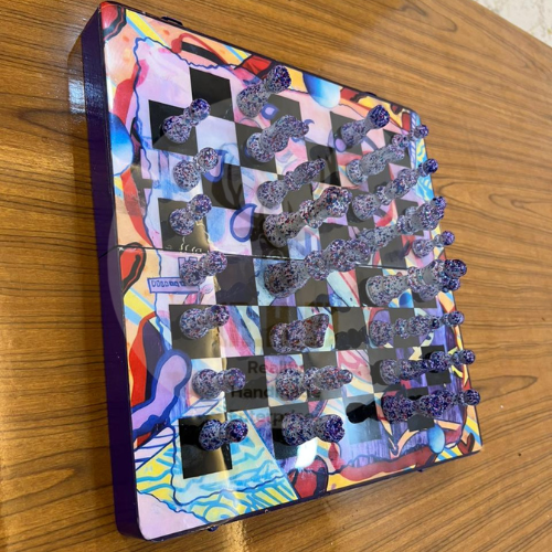 Resin Chess Set Made From High-Quality Urable Resin